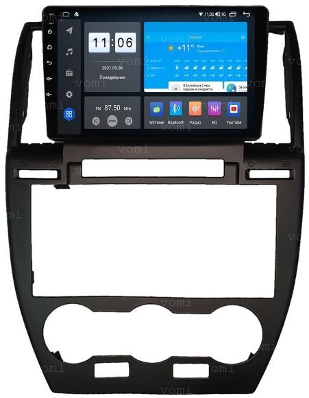 Штатная магнитола VOMI ZX537R9-7862-LTE для Land Rover Freelander 2 2006-2010 дорест, 2010-2012 1-й рест на Android 10