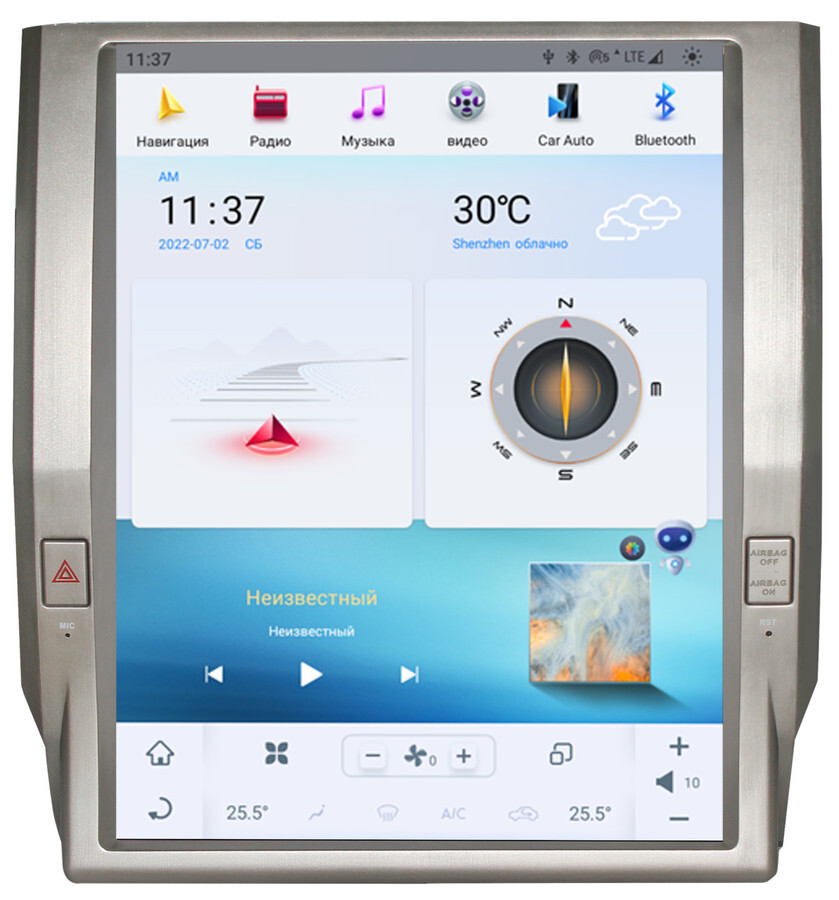 Магнитола Tesla для Toyota Tundra II 2013+ на Android - Carmedia ZF-1260-Q6