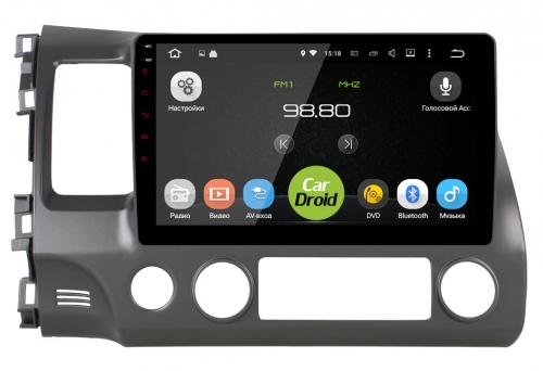 Штатная магнитола CarDroid RD-1911F для Honda Civic 8 (Android 10) Штатная магнитола CarDroid RD-1911F для Honda Civic 8 (Android 10)