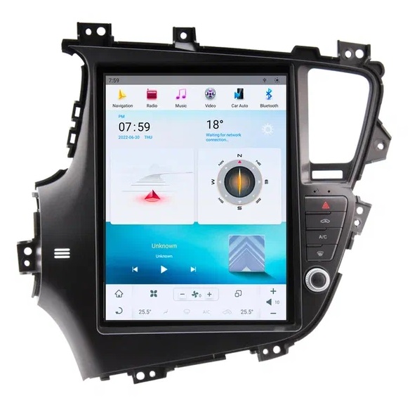 Магнитола Tesla для Kia Optima/K5 2010-2013, дорестайл на Android 11 CARMEDIA ZF-1232-Q6