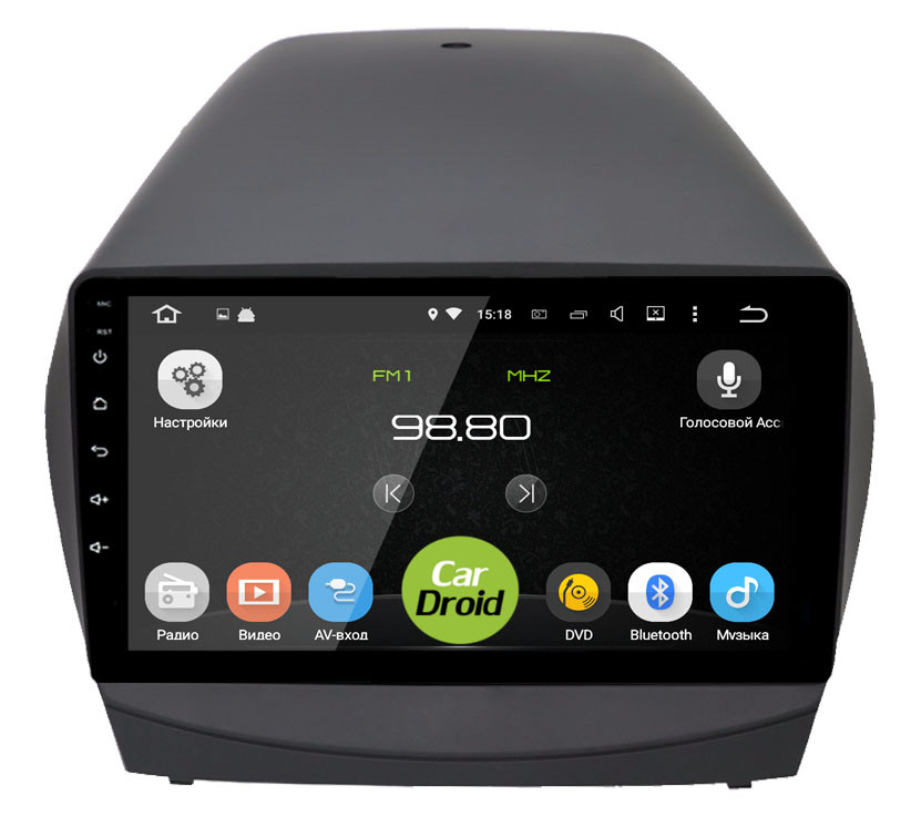 Штатная магнитола Roximo CarDroid RD-2002F-N14 для Hyundai ix35, 2013-2015 (авто с навигацией, разъем 11-17) (Android 10) DSP Штатная магнитола Roximo CarDroid RD-2002F-N14 для Hyundai ix35, 2013-2015 (авто с навигацией, разъем 11-17) (Android 10) DSP