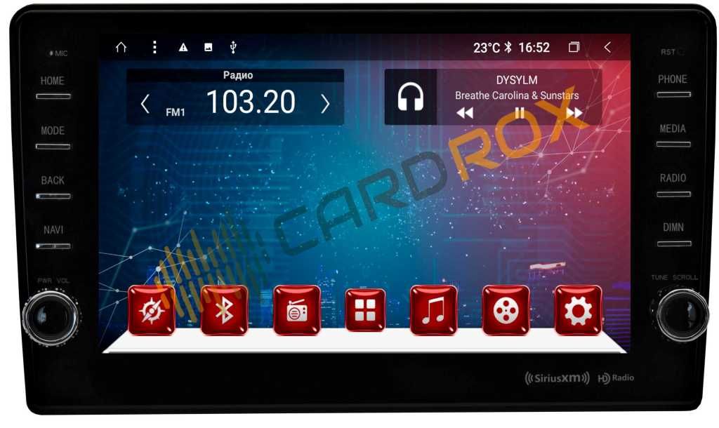Штатная магнитола Toyota 200 x 100 мм 9 дюймов на Android 10 CARDROX FD-4402 Штатная магнитола Toyota 200 x 100 мм 9 дюймов на Android 10 CARDROX FD-4402