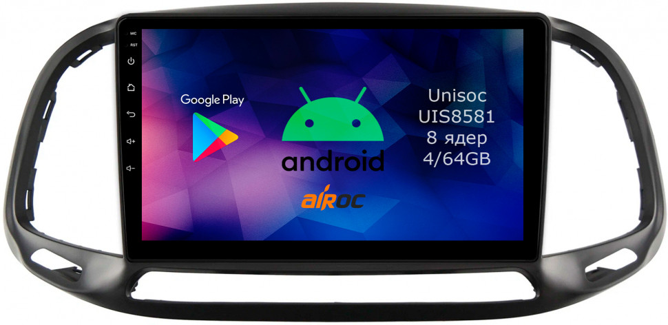 Штатная магнитола для Fiat Doblo 2, 2015-2022 на Android 14 - Airoc RMN-1504 Штатная магнитола для Fiat Doblo 2, 2015-2022 на Android 14 - Airoc RMN-1504