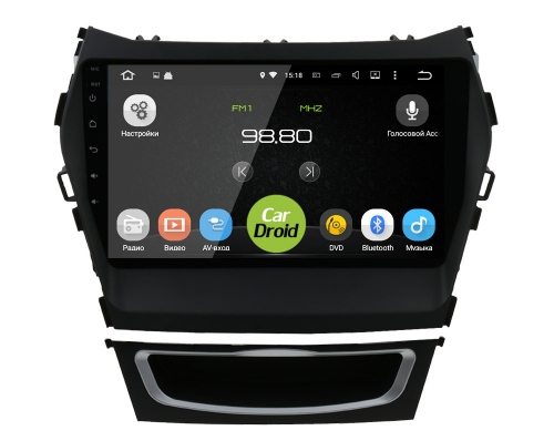 Штатная магнитола CarDroid RD-2019F для Hyundai SantaFe 3 ,  ix45 (Android 10) Штатная магнитола CarDroid RD-2019F для Hyundai SantaFe 3 ,  ix45 (Android 10)