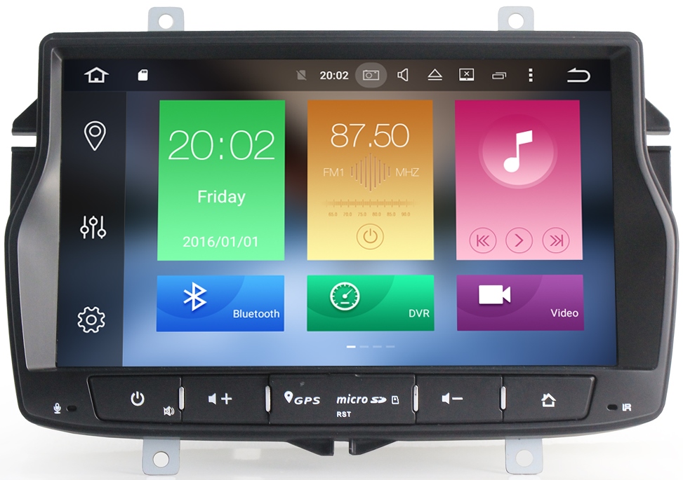 Штатное головное устройство Lada Vesta на Android 10 Carmedia MKD-L860-P6