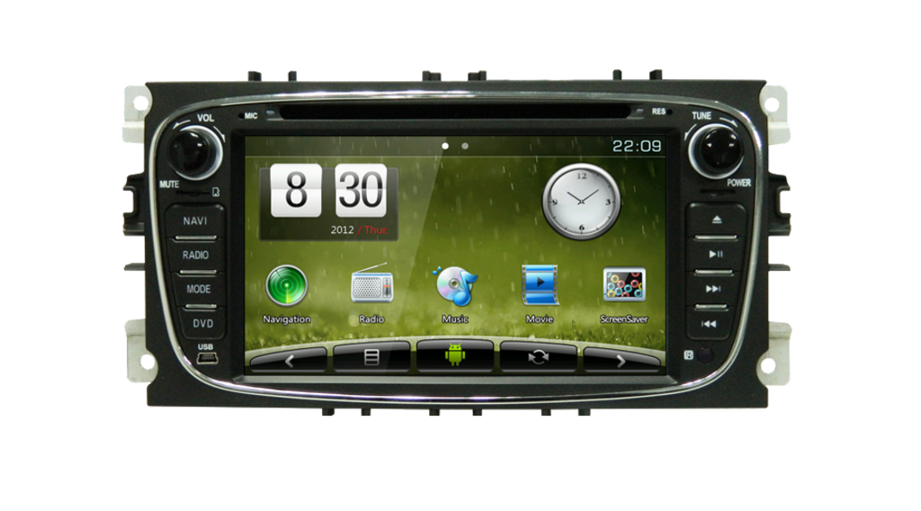 ШТАТНЫЕ ГОЛОВНЫЕ УСТРОЙСТВА NEWSMY CARPAD DUOS НА ANDROID 4.2