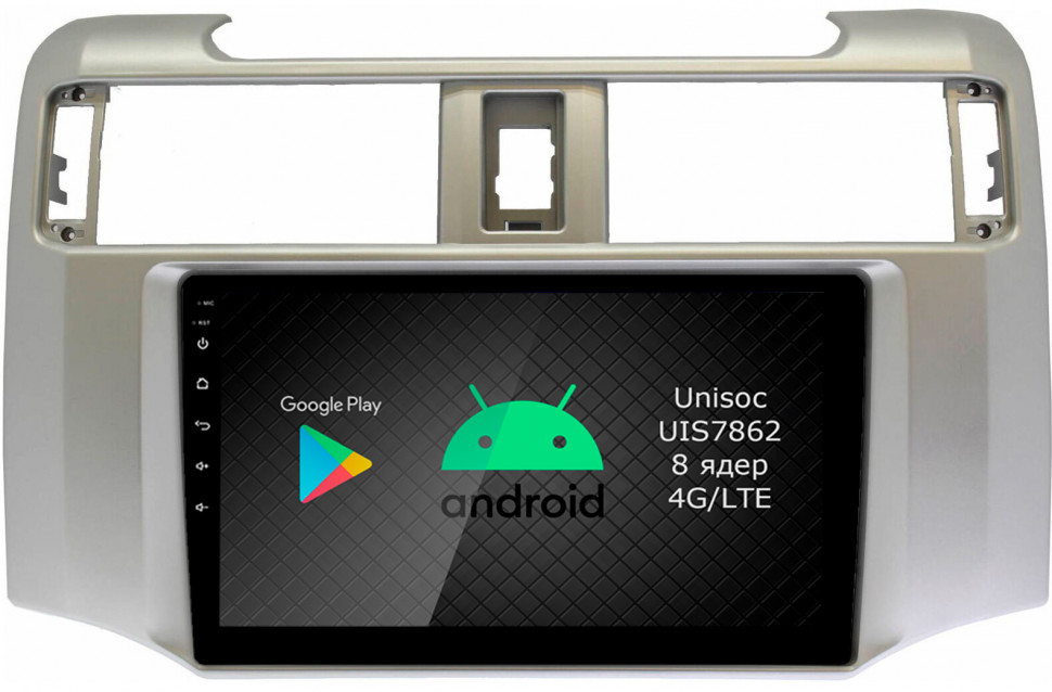 Штатная магнитола Roximo 2K / RI-1102 для Toyota Runner, 2009-2022 на Android 12 (8/128Gb)