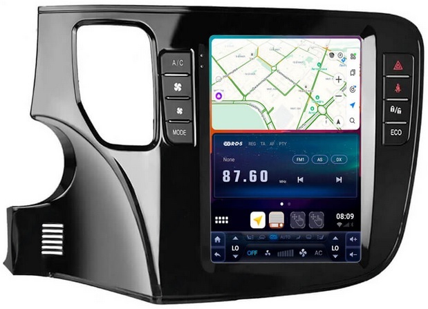 Магнитола Tesla для Mitsubishi Outlander 2012-2019 на Android 12 - Carmedia EW-9709+KP-97-6128-TS10 Магнитола Tesla для Mitsubishi Outlander 2012-2019 на Android 12 - Carmedia EW-9709+KP-97-6128-TS10