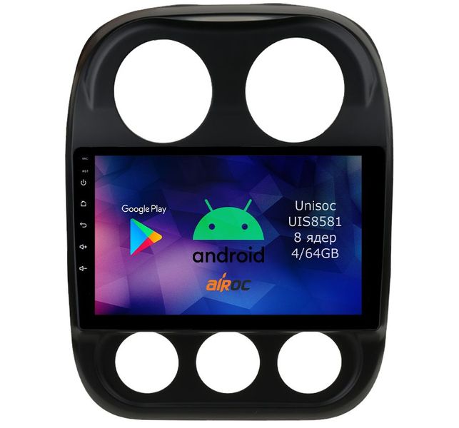 Штатная магнитола для Jeep Compass, 2011-2016 - Roximo RM-2203 Штатная магнитола для Jeep Compass, 2011-2016 - Roximo RM-2203