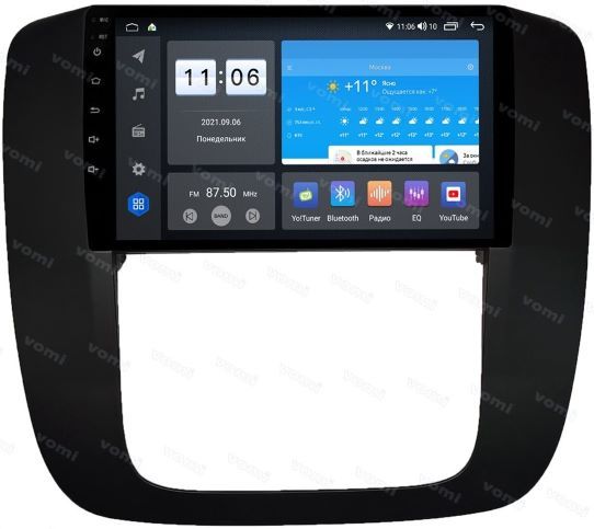 Штатная магнитола VOMI ZX611R9-7862-LTE для Chevrolet Tahoe 3 2006-2014 на Android 10 Штатная магнитола VOMI ZX611R9-7862-LTE для Chevrolet Tahoe 3 2006-2014 на Android 10