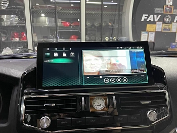 Магнитола для Toyota Land Cruiser 200 2007-2015 top на Android 12 - Carmedia ZH-T1206