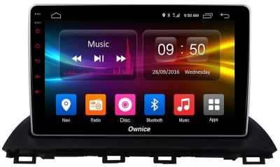 Штатная магнитола для Mazda 3 2014-2019 на Android 10, DSP, HDMI, Интерьерная подсветка - Carmedia OL-1502-D