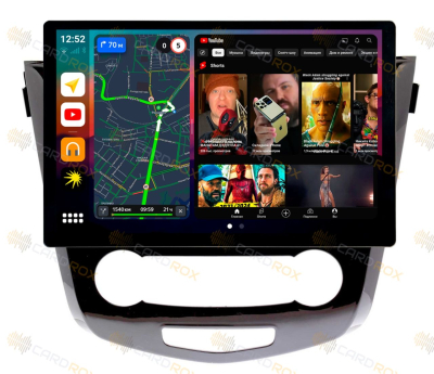 Штатная магнитола Nissan Qashqai, X-Trail 2014-2022 комплектация XE (кондиционер) на Android 10, DSP, 4G, IPS, Carplay - Cardrox CD-4009-13 (11-13 дюймов)