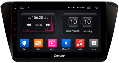 Штатная магнитола Ownice G60 S1917V для Skoda Superb B8 (Android 8.1)