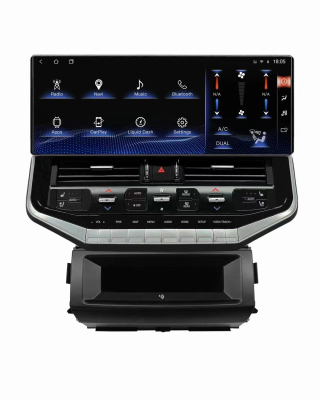 Магнитола для Toyota Land Cruiser 200 2007-2015 (для низких комплектаций) на Android 10 - Carmedia ZH-T1601