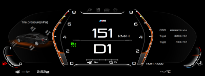 Приборная панель для BMW 7 серии E65/E66 (2004-2008) - Radiola RDL-1303