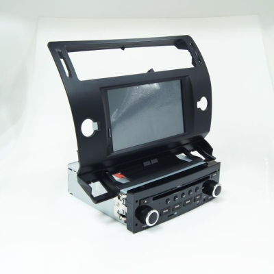 Штатное головное устройство для Citroen C4 2004-2011 черный на Android 8.1 Carmedia KR-7066-b-S9