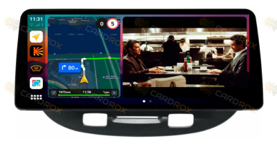 Штатная магнитола Kia Rio II 2005-2010 черный на Android 10, DSP, 4G, IPS, Carplay - Cardrox CD-4799-12 (12 дюймов)