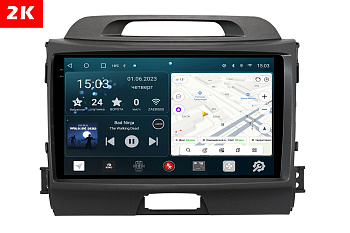 Автомагнитола штатная с 2K экраном Redpower 75074 на Android 10 для KIA Sportage 3-поколение (08.2010-03.2016)