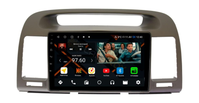 Штатная магнитола Toyota Camry V30 2001-2005 (серая) на Android 11 - Cardrox CD-4138M