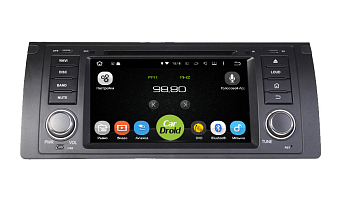 Штатная магнитола Roximo CarDroid RD-2701D для BMW 5 E39, X5, M5 (Android 9) DSP Штатная магнитола Roximo CarDroid RD-2701D для BMW 5 E39, X5, M5 (Android 9) DSP