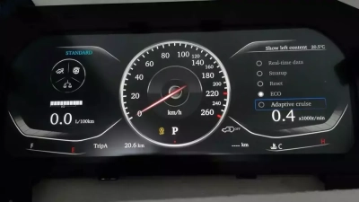 Цифровая приборная панель для Toyota Land Cruiser Prado 2018+ - Carmedia NH-LCD-T04