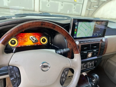 Цифровая приборная панель для Nissan Patrol Y61- Carmedia ZH-HL155