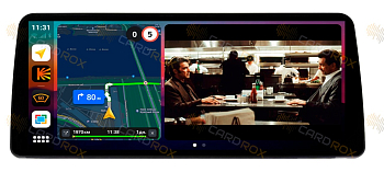 Штатная магнитола Toyota Vitz 2015-2020 черный глянец на Android 10, DSP, 4G, IPS, Carplay - Cardrox CD-4543-12 (12 дюймов)