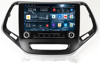 Автомагнитола штатная RedPower K71418 на Android 10 для Jeep Cherokee 5-поколение KL (05.2014-12.2017)