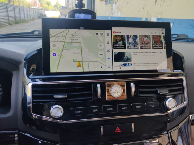 Штатная магнитола Toyota Land Cruiser 200 2008-2015 (для высоких комплектаций со штатной навигацией и круговым обзором) на Android 14 - Radiola RDL-LC200H 07-15