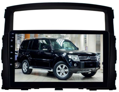 Штатная магнитола для Mitsubishi Pajero с 2006 года LeTrun 2663-3150 9 дюймов (крутилки) NS 2+16 Gb MTK-L Android 10.x DSP ++