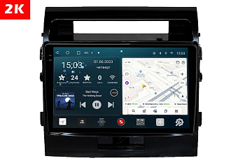 Автомагнитола штатная с 2K экраном RedPower 71200M Slim на Android 10 для Toyota Land Cruiser 200 2007-2014 (матовая) Автомагнитола штатная с 2K экраном RedPower 71200M Slim на Android 10 для Toyota Land Cruiser 200 2007-2014 (матовая)