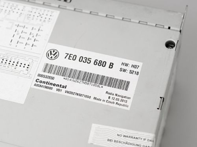 Оригинальная магнитола RNS-510 Colambus для Skoda