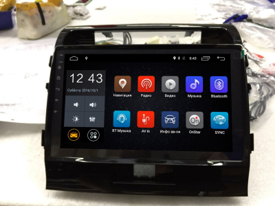 Штатное головное устройство TOYOTA Land Cruiser 200 2007-2015 Elegance на Android 6.0 Carmedia NM-054-MTK