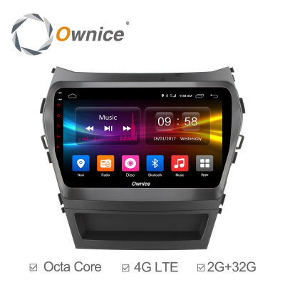 Штатная магнитола Ownice C500+ S9703P для Hyundai SantaFe 3 (Android 6.0)