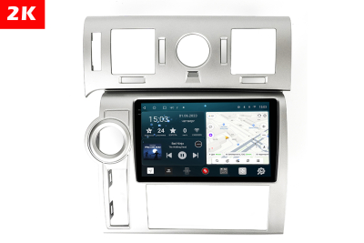 Автомагнитола штатная с 2K экраном Redpower 75500 на Android 10 для Hummer H2 1-поколение E85 (01.2002-09.2013) серебро