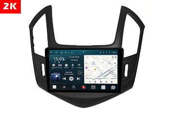 Автомагнитола штатная с 2K экраном Redpower 75048 на Android 10 для Chevrolet Cruze рестайлинг (12.2012 - 10.2015) чёрный матовый Автомагнитола штатная с 2K экраном Redpower 75048 на Android 10 для Chevrolet Cruze рестайлинг (12.2012 - 10.2015) чёрный матовый
