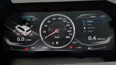 Цифровая приборная панель для Toyota Land Cruiser Prado 2018+ - Carmedia NH-LCD-T04