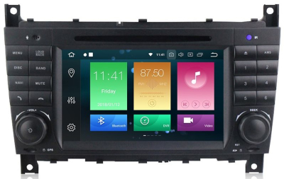 Штатная автомагнитола Mercedes G-класс w463 2007-2012, C-класс w203 рестайл 2004-2007, CLK, CLC, SLK Carmedia MKD-M790-P30 Android 10 DSP