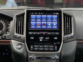 Навигационный блок на LC 200 2012-2021 на Android 10 - Carmedia BNR-16LCHQI