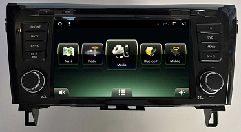 Головное устройство на NISSAN Qashqai II 2014+, X-Trail 2015+ (T32) Android 7.1 CARMEDIA U9-6085-T8