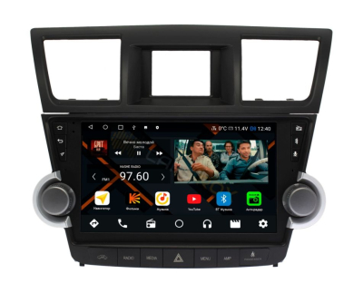 Штатная магнитола Toyota Highlander II 2008-2013 на Android 11 - Cardrox CD-4976M