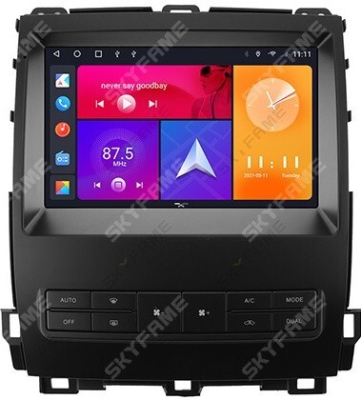 Штатная магнитола для Toyota Land Cruiser Prado 120, Lexus GX 470 2002-2009 (высокие комплектации) на Android 10, DSP, HDMI, Интерьерная подсветка - Carmedia SF-9696-2-D