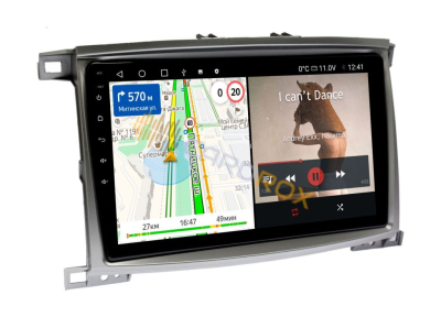 Штатная магнитола Toyota Land Cruiser 100 , Lexus LX470 2003-2007 Для авто с монитором на Android 11 - Cardrox CD-4185M