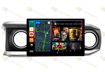 Штатная магнитола Toyota Tacoma 3 2016-2022 10 дюймов, консоль (для авто без усилителя JBL) на Android 10, DSP, 4G, IPS, Carplay - Cardrox CD-4761-13 (11-13 дюймов)