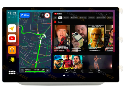 Штатная магнитола Skoda Fabia 2008-2014 на Android 10, DSP, 4G, IPS, Carplay - Cardrox CD-4474-13 (11-13 дюймов)