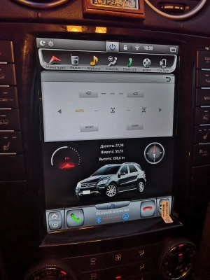 Штатное головное устройство Tesla для Mercedes-Benz ML класс W164 2005-2011, GL класс X164 2006-2012 на Android 11 Carmedia NH-1005