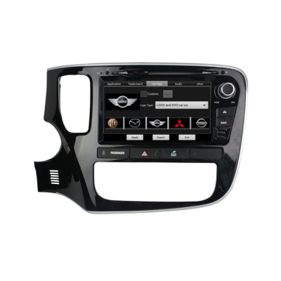 Штатная автомагнитола Mitsubishi Outlander 2012-2017 Carmedia KD-8086-P6 Android 9.0 DSP