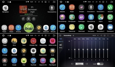 Штатная магнитола CarDroid RD-2315D для KIA Mohave  (Android 10) DSP