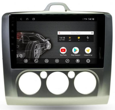 Штатная магнитола на Android 10 VOMI ST2822-T3 для Ford Focus 2 (кондиционер) 2004-2011